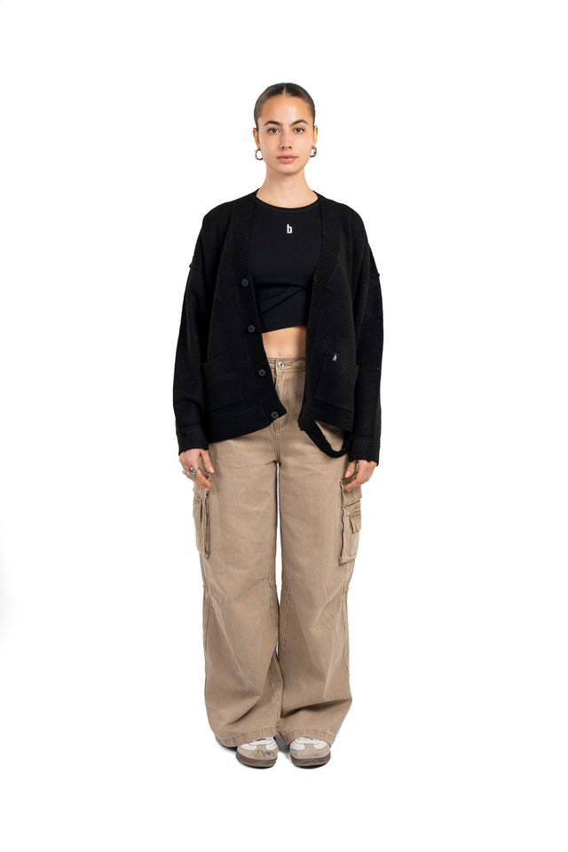 Ripped Hem Sweater