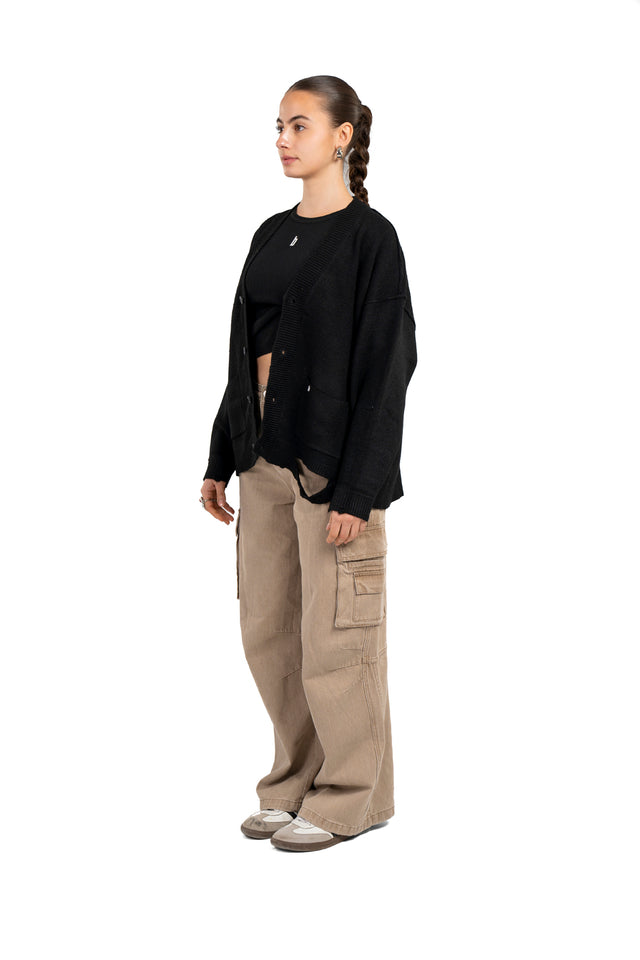 Ripped Hem Sweater