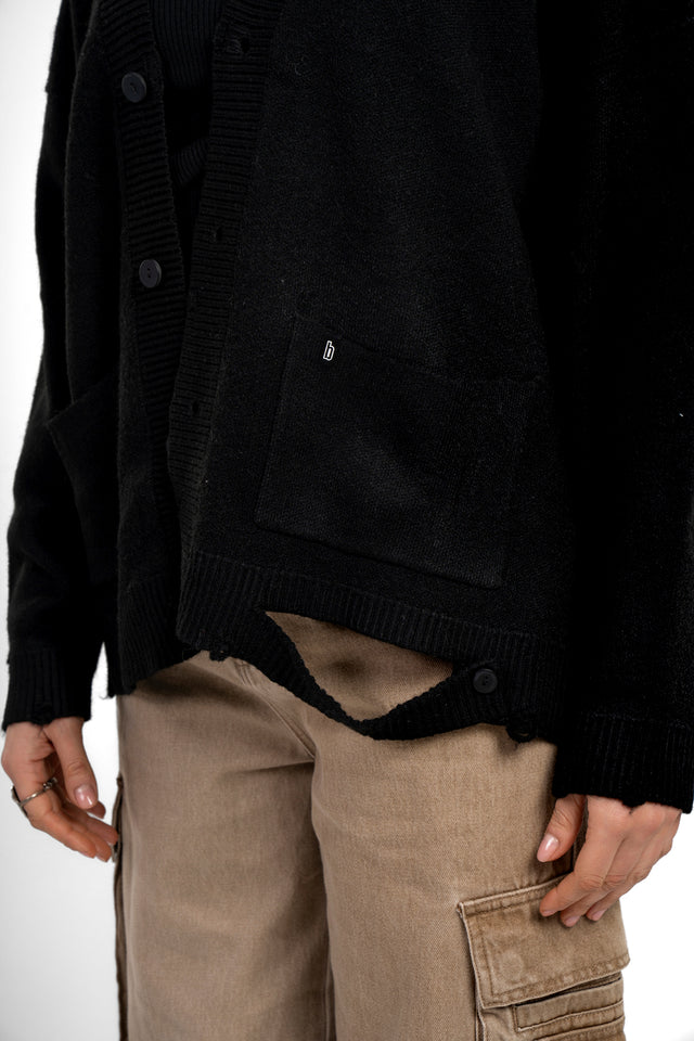Ripped Hem Sweater