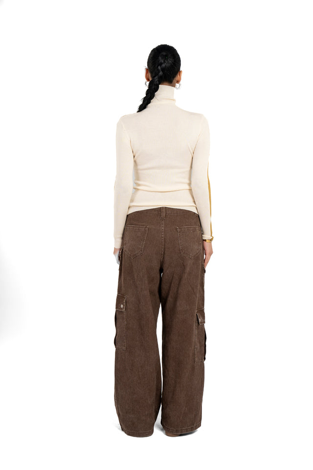 Turtle Neck Reversible Top