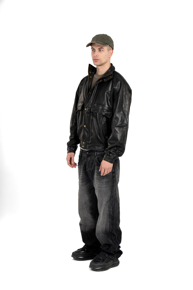 Sheepskin Leather Jacket