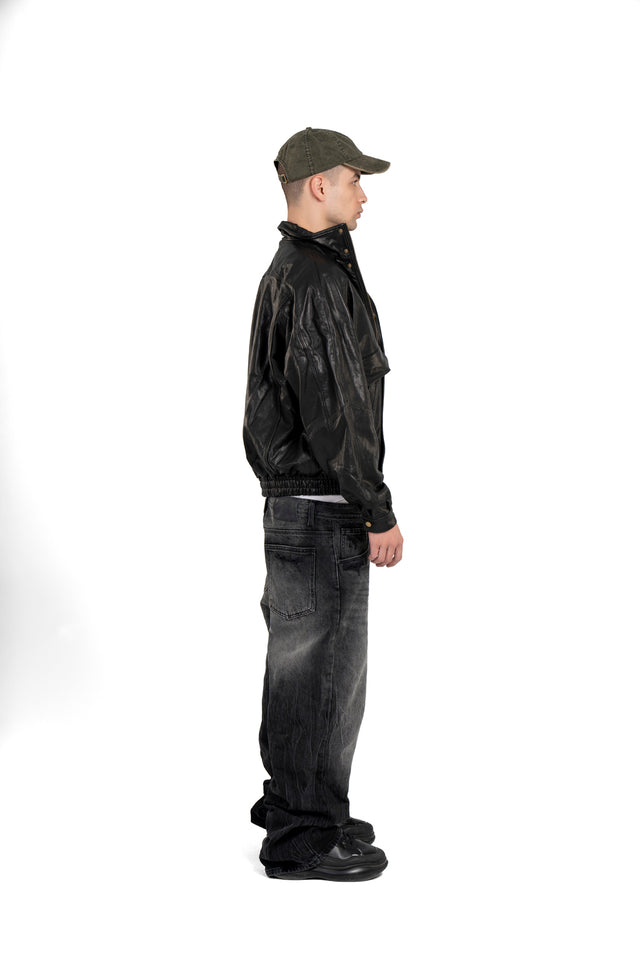 Sheepskin Leather Jacket
