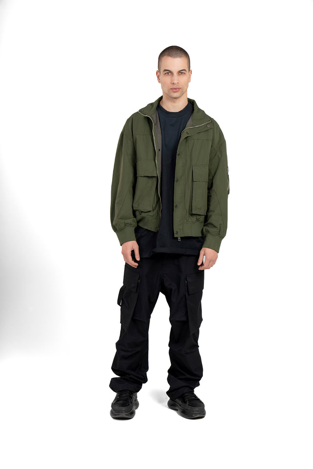 Waterproof Distressed Jacket With Pockets