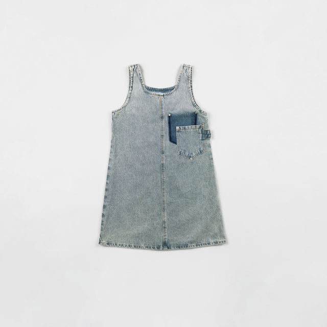 Reconstructed Denim Dress