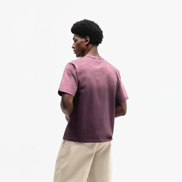Unisex Violet Faded Tee