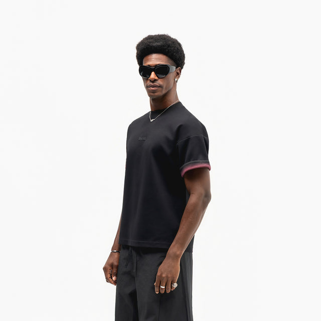 Unisex Fold Contrast Tee