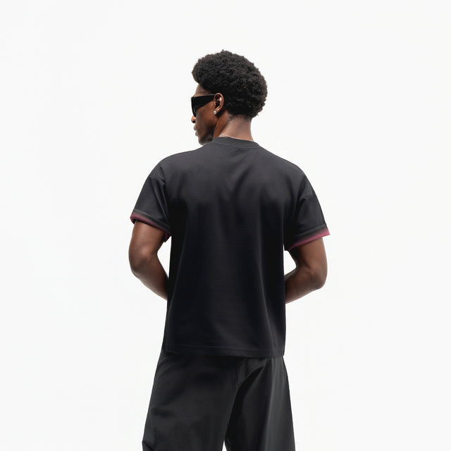 Unisex Fold Contrast Tee