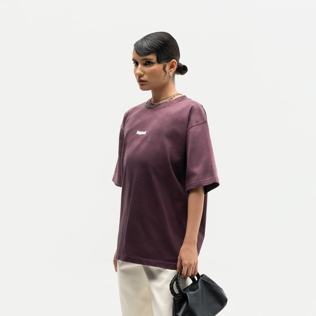 Unisex Violet Faded Tee