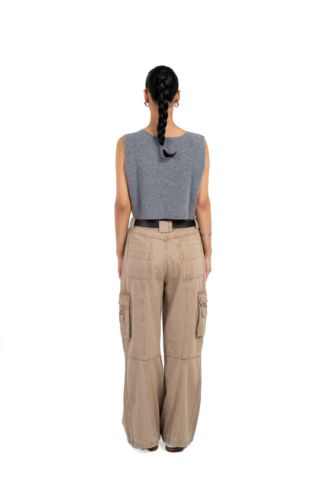 Cropped Knit Top