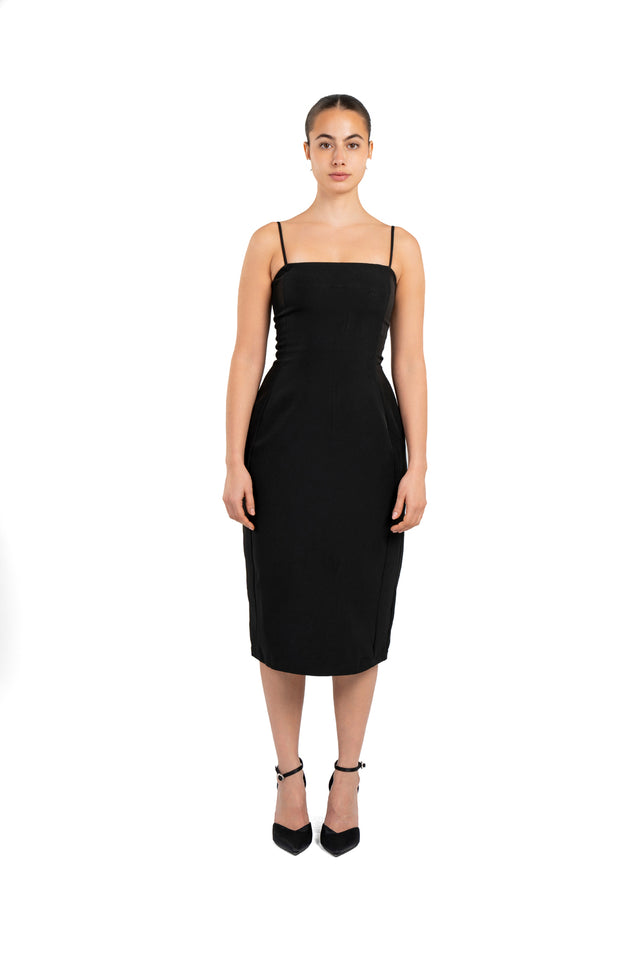 Black Dress With Straps
