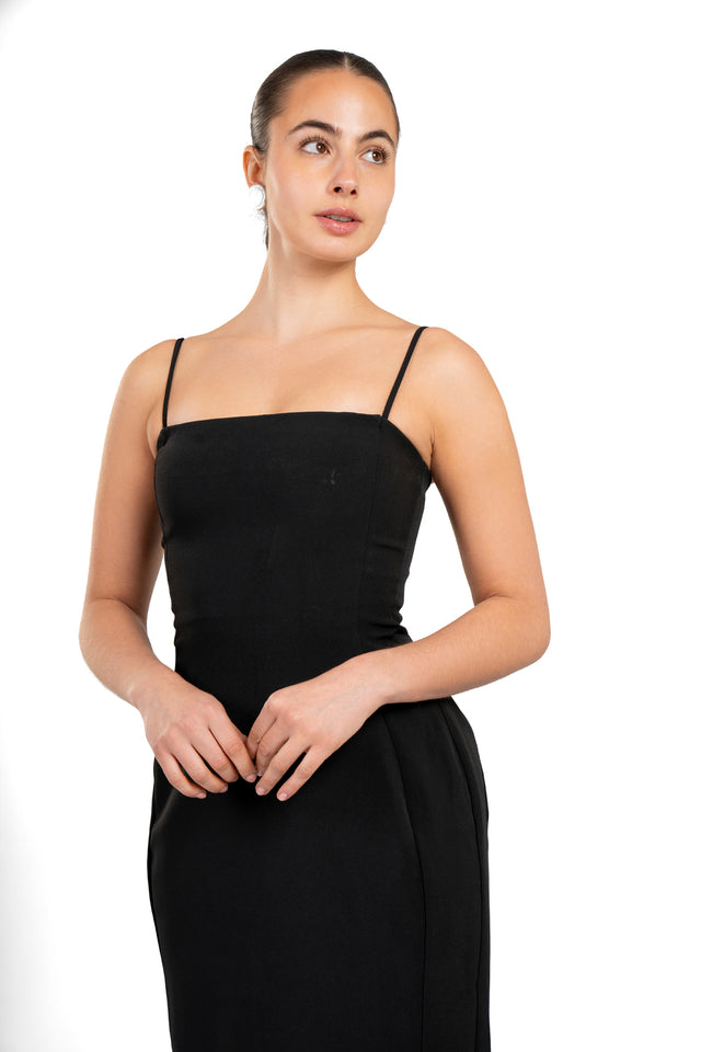 Black Dress With Straps