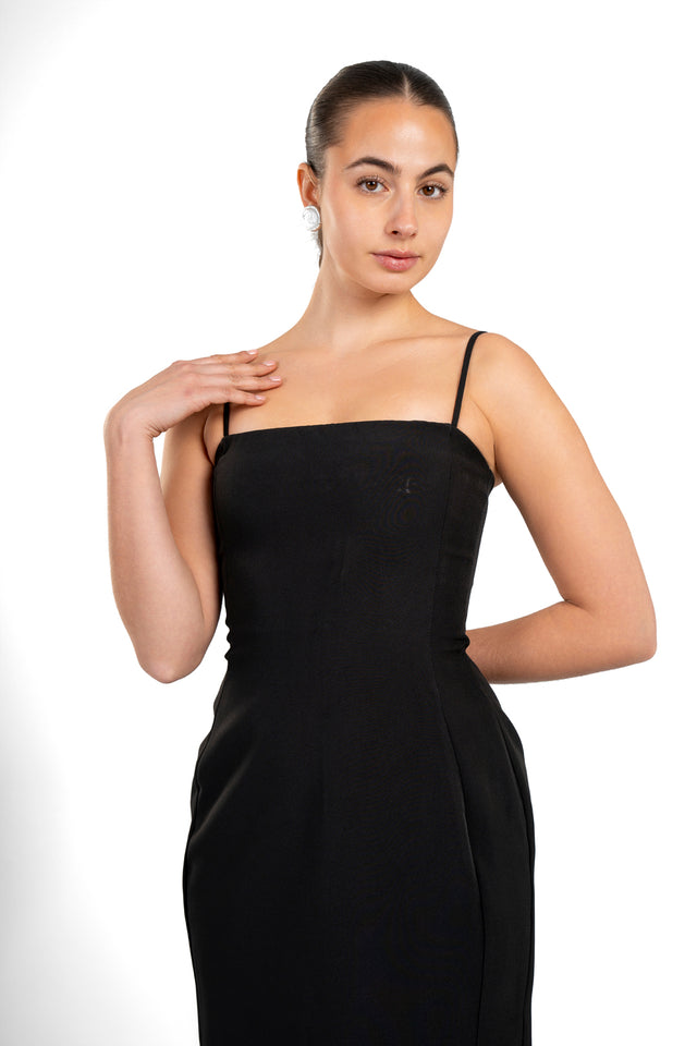 Black Dress With Straps