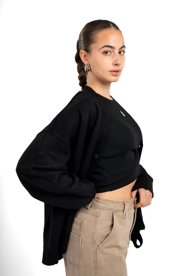 Ripped Hem Sweater