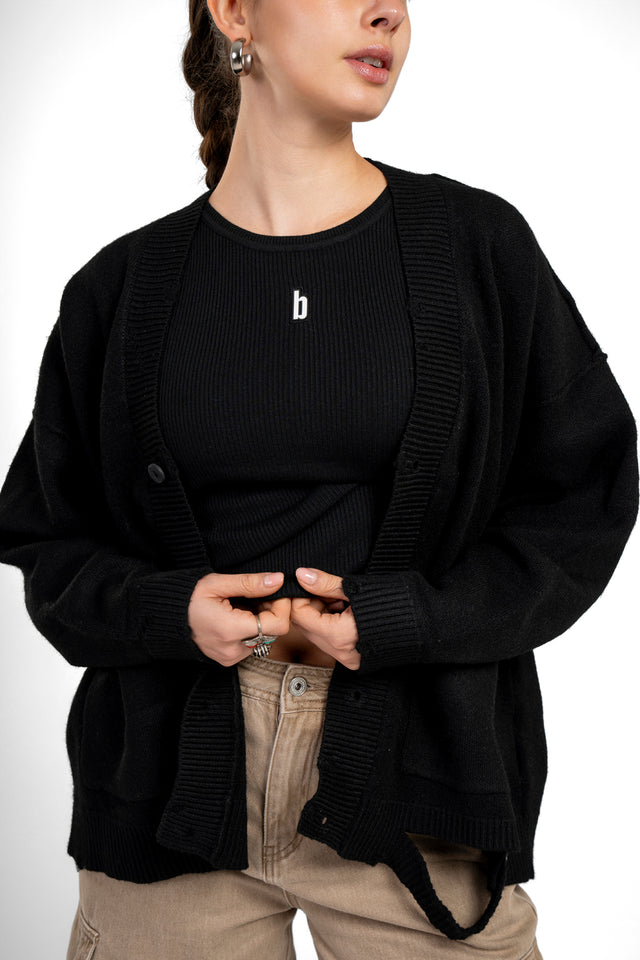 Ripped Hem Sweater