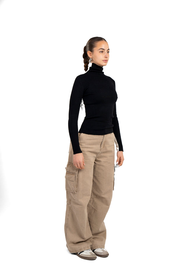 Turtle Neck Reversible Top