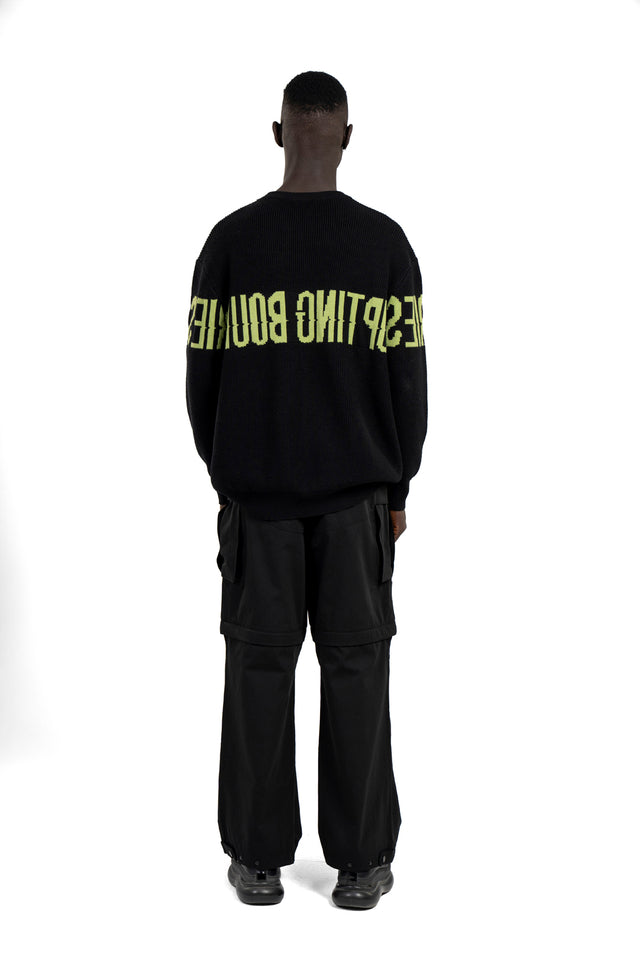 Disrupting Boundaries Knit Sweater