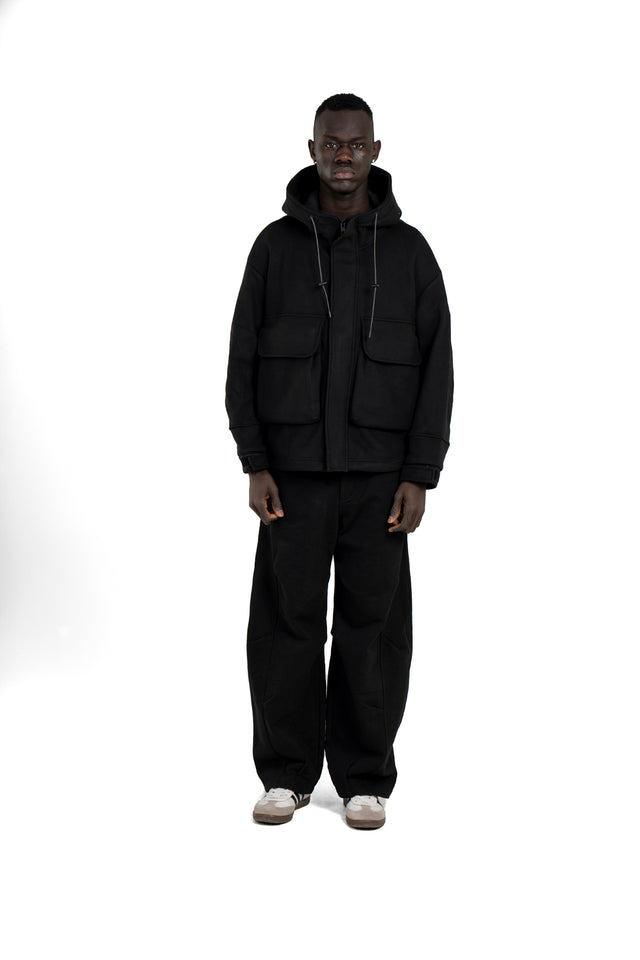 Back Pleated Sweatpants