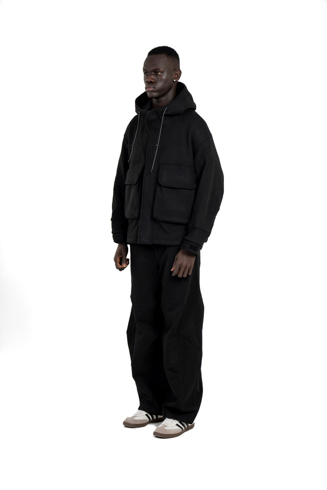 Back Pleated Sweatpants