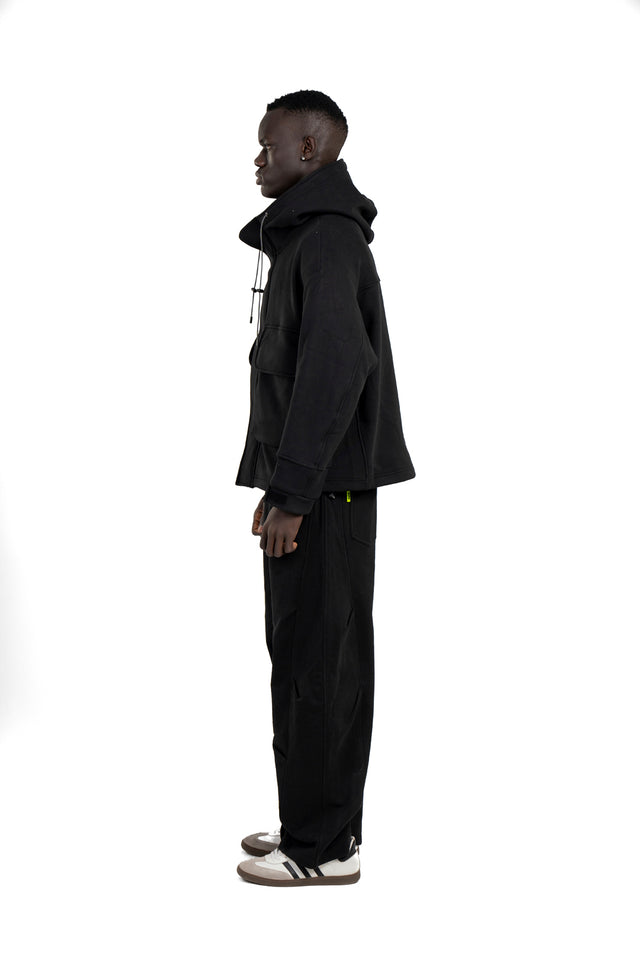 Back Pleated Sweatpants