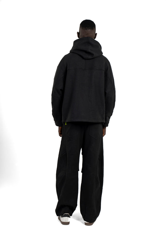 Back Pleated Sweatpants
