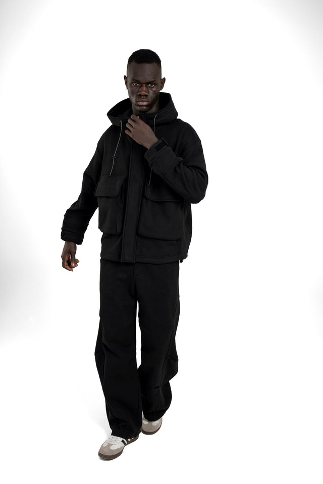Back Pleated Sweatpants