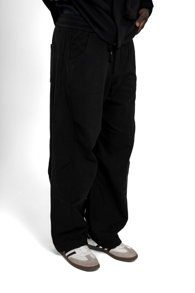 Back Pleated Sweatpants