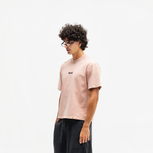 Unisex Dusty Rose Rip Tee