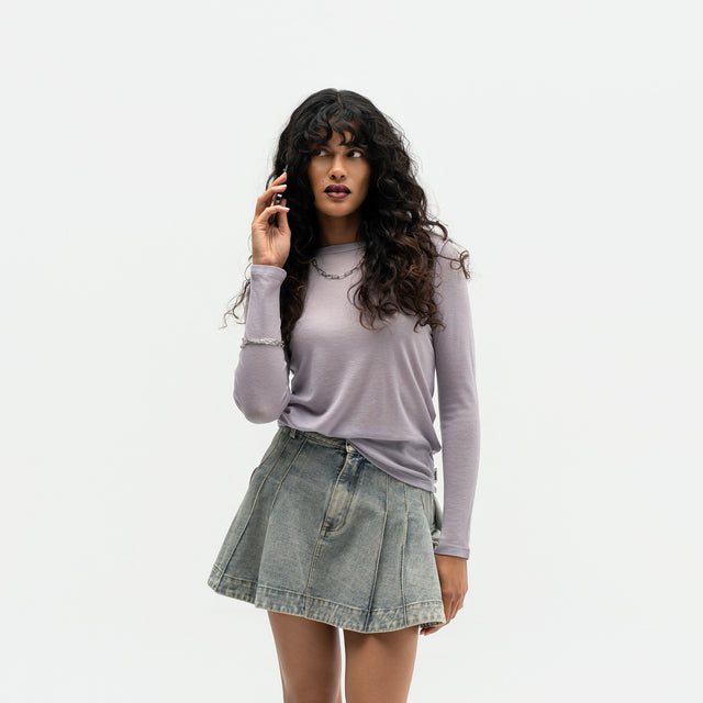 Air Light Wool Blend Top