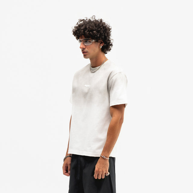 White Smoke Faded Tee