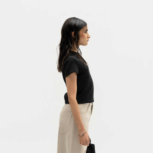 Core Black Tee