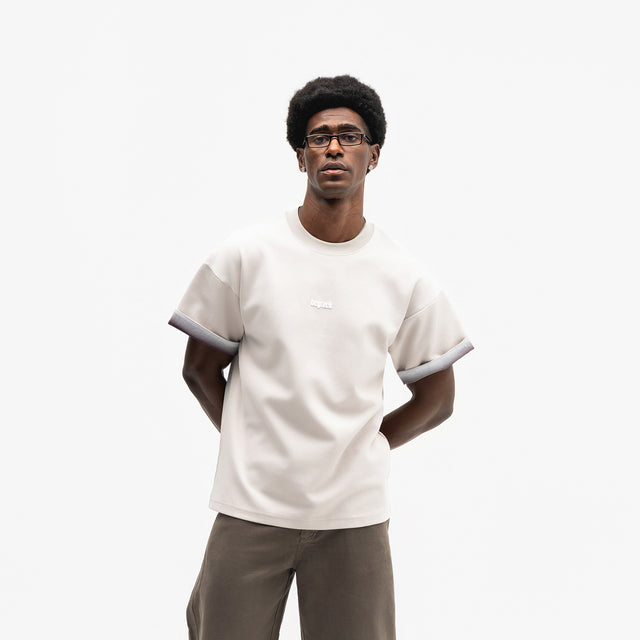 Unisex Fold Contrast Tee