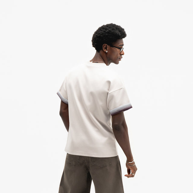 Unisex Fold Contrast Tee