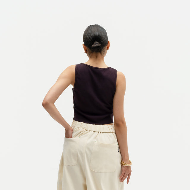 Midnight Purple Crop Top